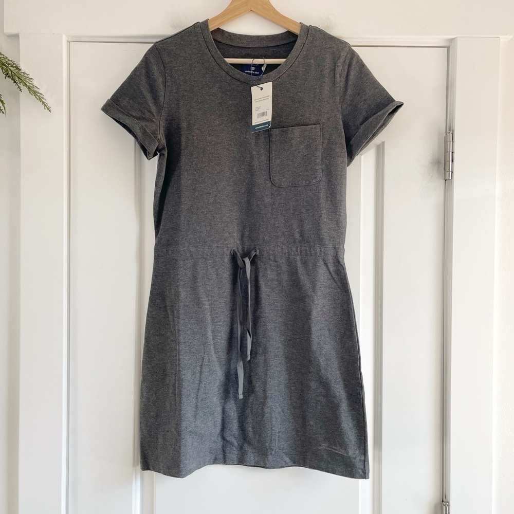 United By Blue Impact Organic Cotton T-shirt Dress Charcoal - S - Picture 2 of 4